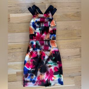 Milly Watercolor Midi Dress